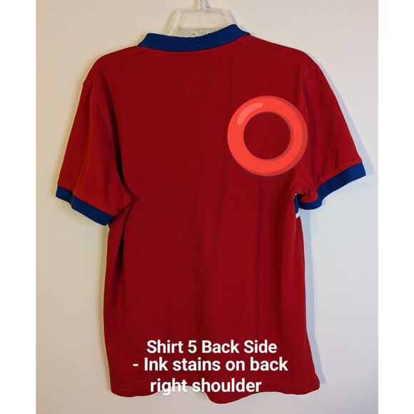 Harmony Public Schools MS Original Red Uniform Polo Shirt 5 Bundle Adult Medium - Picture 15 of 16